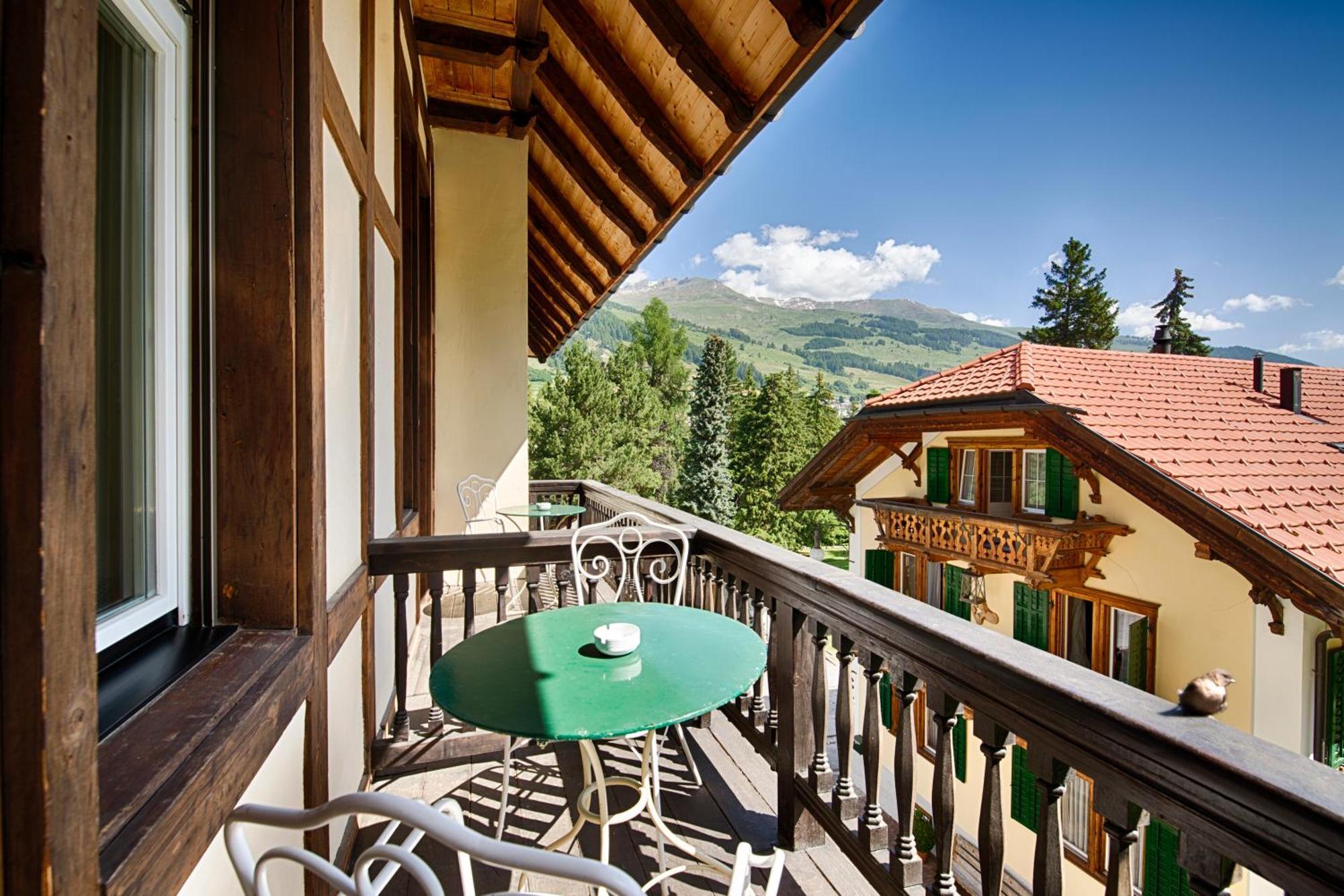 Hotel Villa Post Vulpera Camera foto